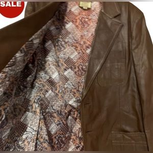 Jacket Leather bovine men JACKET